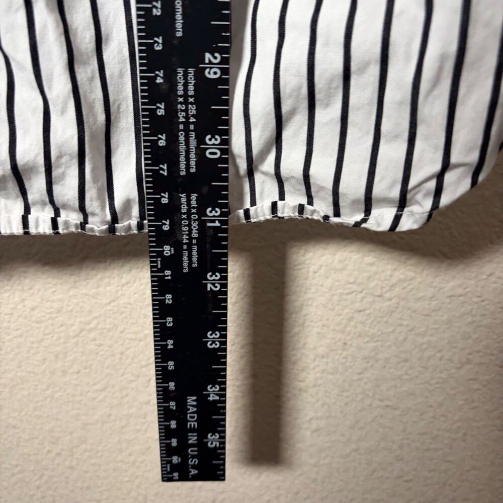 Lauren Ralph Lauren Shirt Women's Small Striped Button Long Sleeve Top - Picture 5 of 8